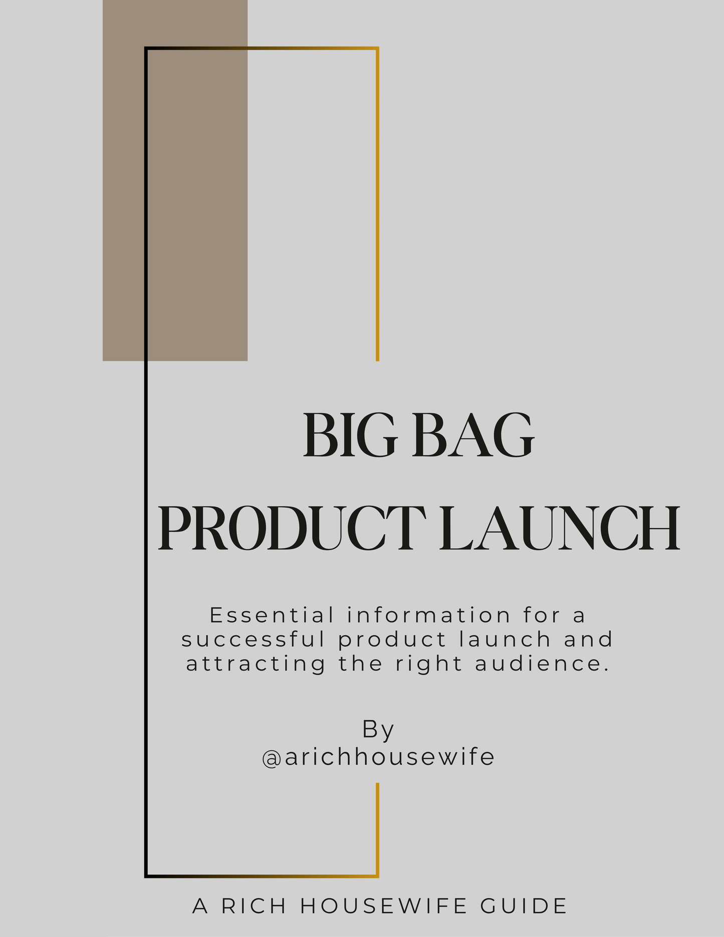 The Big Bag Product Launch Course